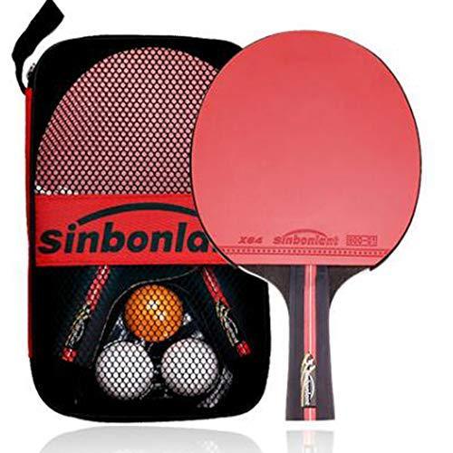 SSHHI 5-Star Ping Pong Paddle - Premium Carbon Layer Design for Offensive Play
