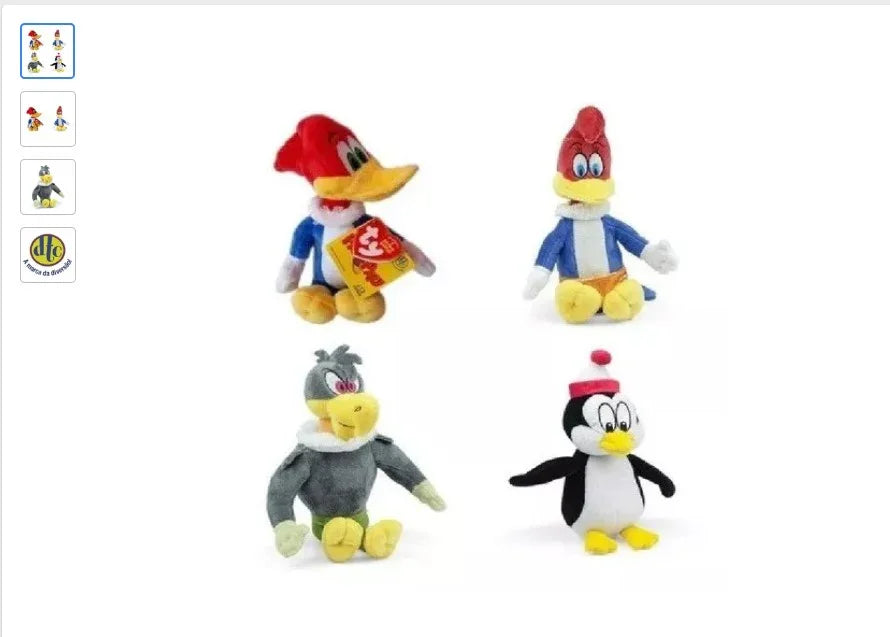 Personal Shopper | Buy from Brazil - Stuffed Toys - Turma Do Pica Pau Ty - 18 kits (DDP)
