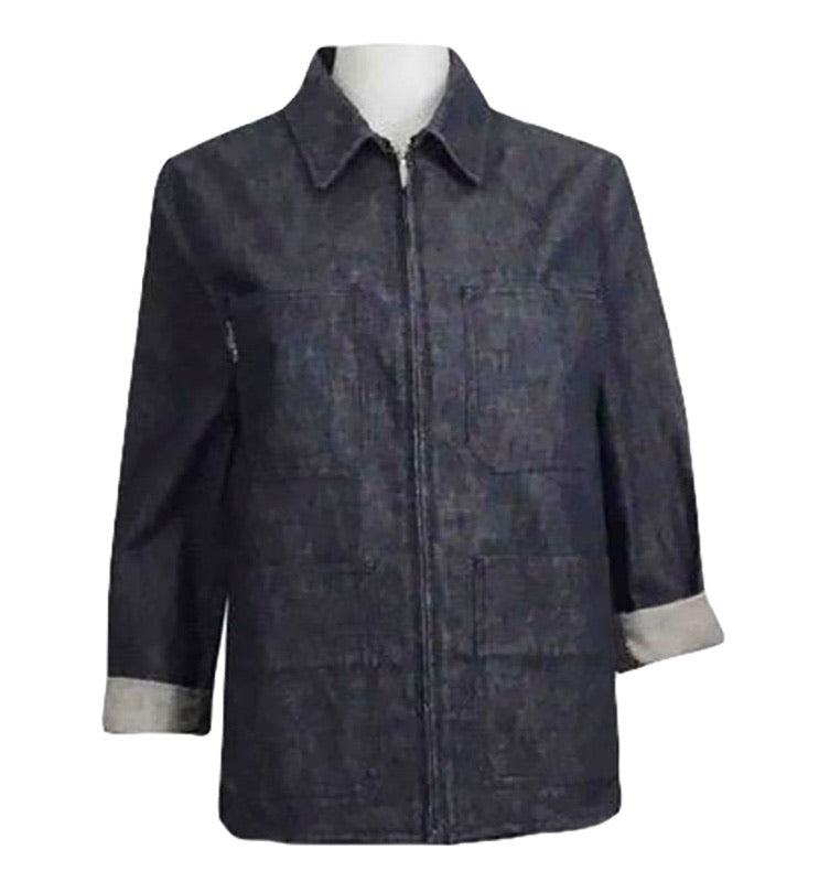 Vintage Chanel 99P 1999 Spring Sports Denim Jacket FR 36