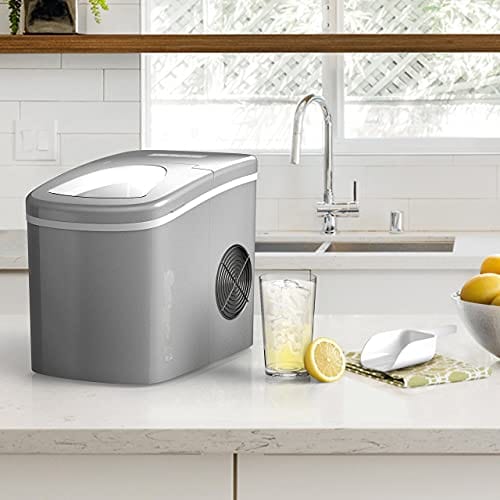 hOmeLabs Portable Ice Maker Machine for Counter Top - 26 lbs Daily Output - Quick Ice Cubes in 8-10 Minutes