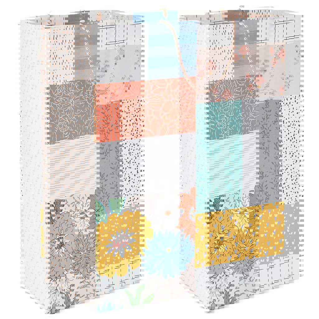 Hallmark 13 Patchwork Floral Large Gift Bag