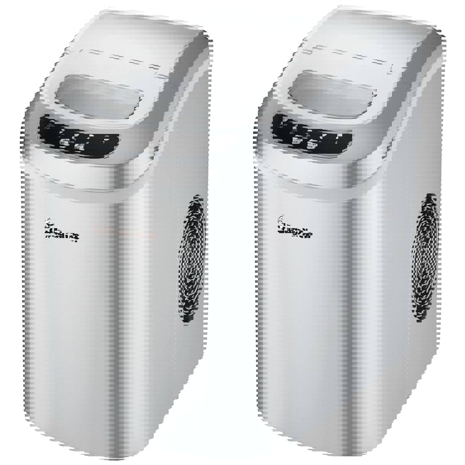 Magic Chef 27 lbs. Portable Ice Maker in Silver MCIM22SV