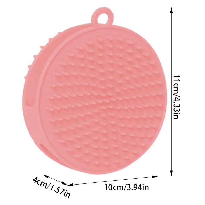 TPR Dog Grooming Bath Brush - Soothing Shampoo Brush for Pets