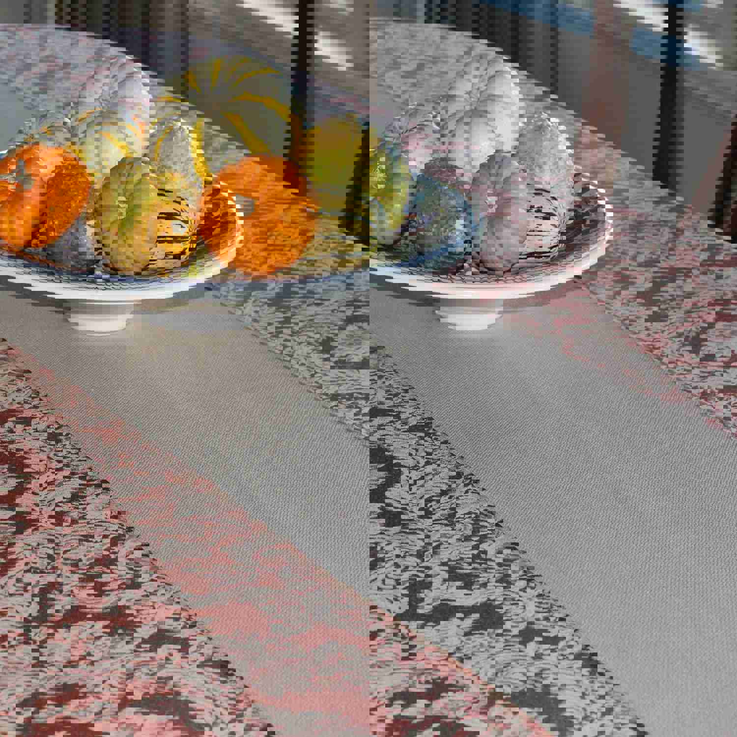 Faux Burlap Table Runner Set of 4