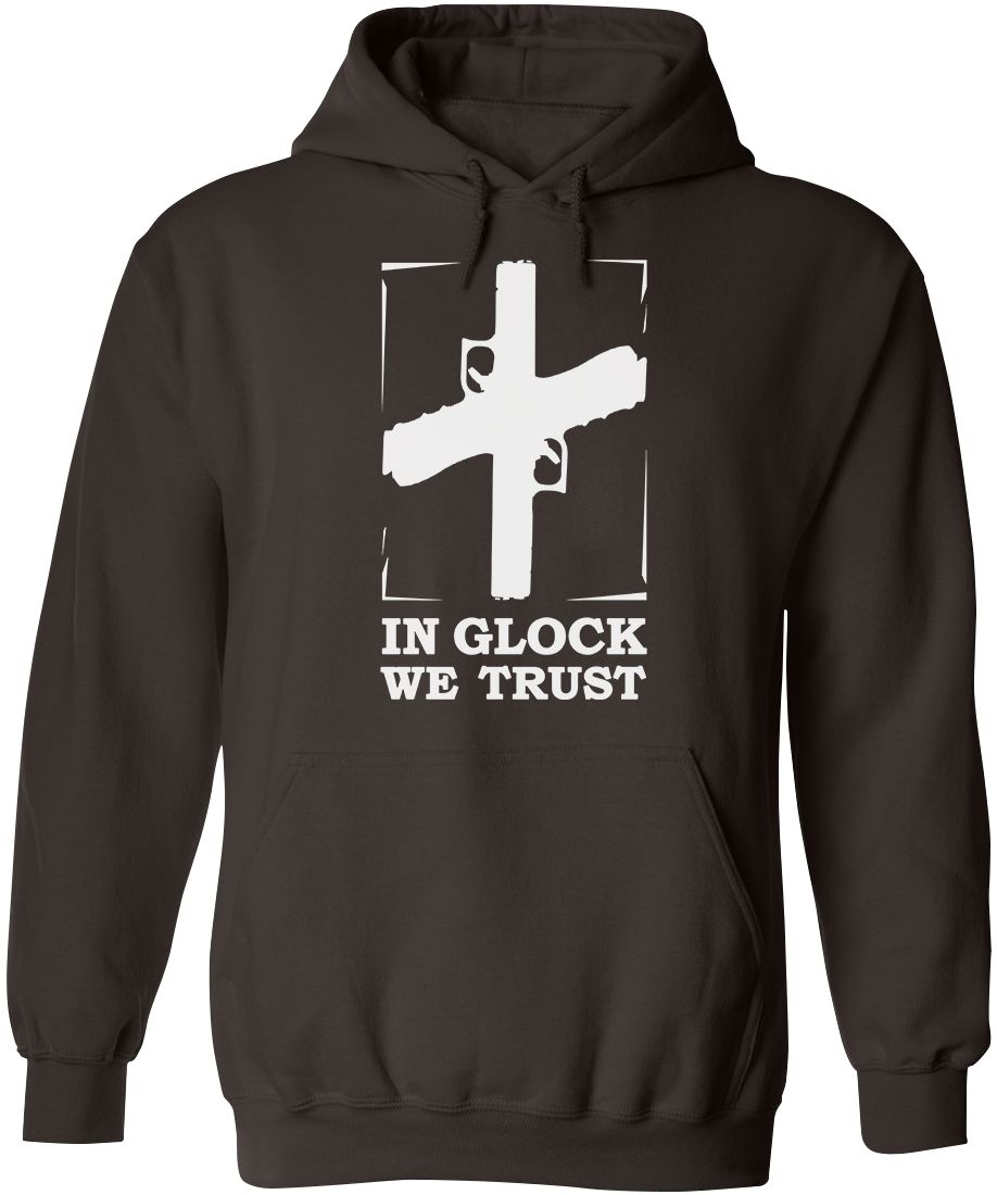 In Glock We Trust Mens Hoodie