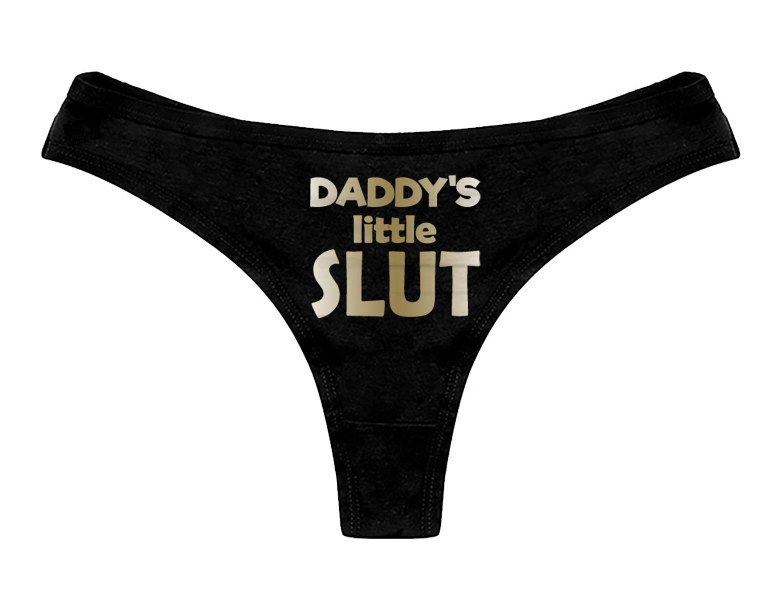 Daddys Little Slut Thong Panties DDLG Clothing Sexy Fun Slut Panty DDLG Womens Thong Panties