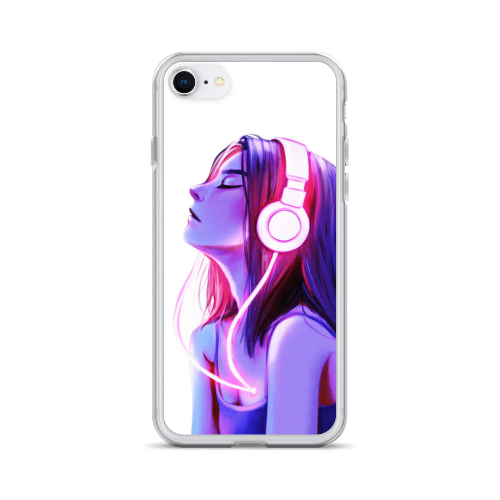 Music Girl iPhone Case - Sleek Protection with Wireless Charging