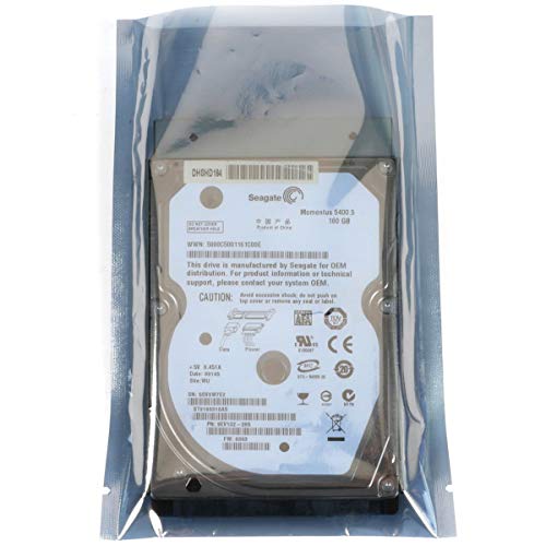 50 Pack Heat Seal Anti Static Mylar Bags for Electronic Components (10cm x 15cm)