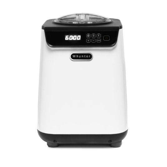 Whynter 1.28 Quart Compact Upright Automatic Ice Cream Maker with Stainless Steel Bowl - White