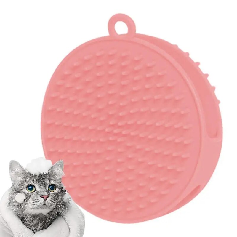 TPR Dog Grooming Bath Brush - Soothing Shampoo Brush for Pets