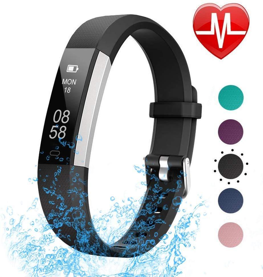 LETSCOM Fitness Tracker with Heart Rate Monitor, Activity & Sleep Tracker for All Ages