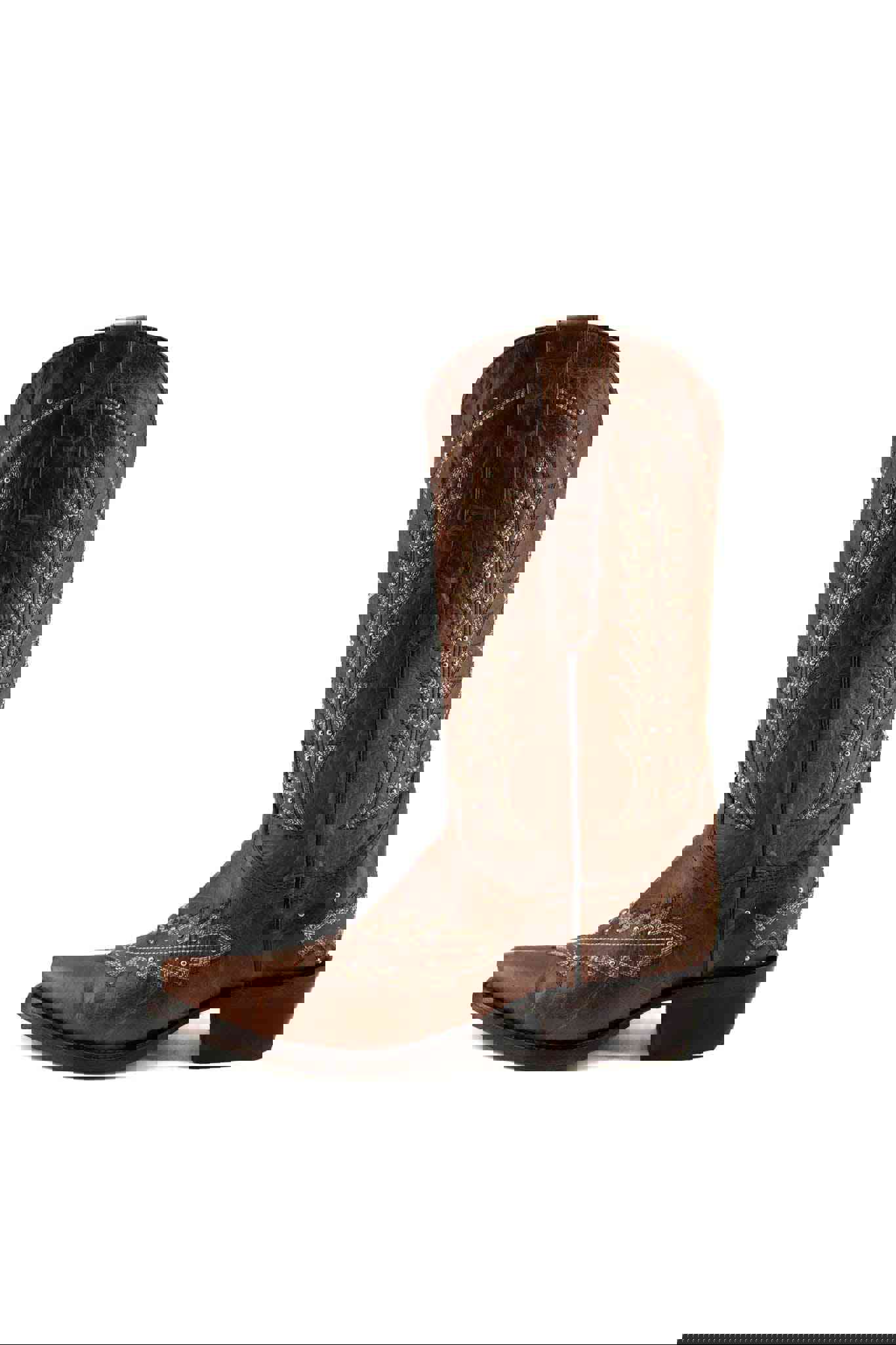 Rosario Cedro/Camel Frontier Cowgirl Boot