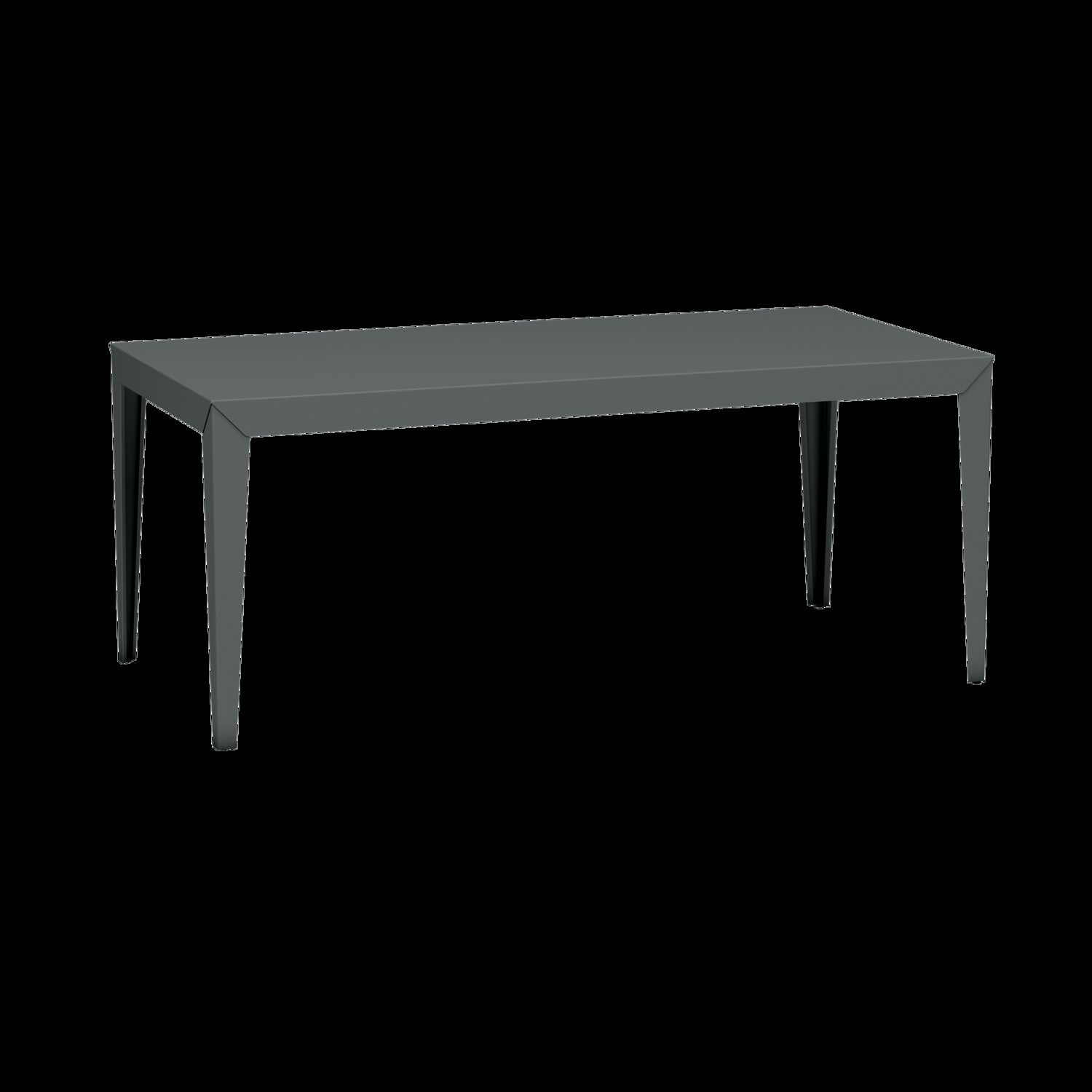 Zef Outdoor Rectangular Dining Table 71x35 - Customizable for Any Outdoor Gathering