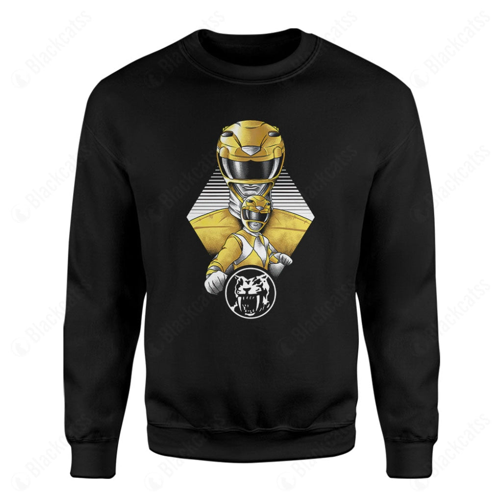 The Yellow Ranger Custom Graphic Cotton T-Shirt