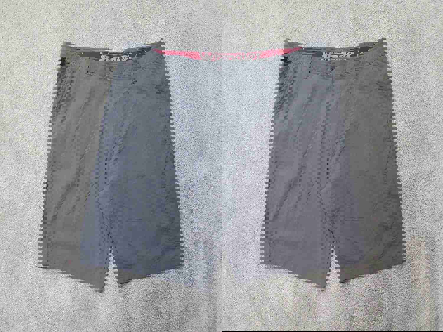 Wrangler Men's 44 Gray High Rise Chino Stretch Shorts NW9851G