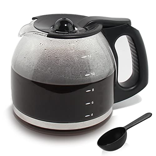 Cestlaive 12-Cup Replacement Coffee Carafe for Mr. Coffee, Sunbeam, and Oster Coffee Makers