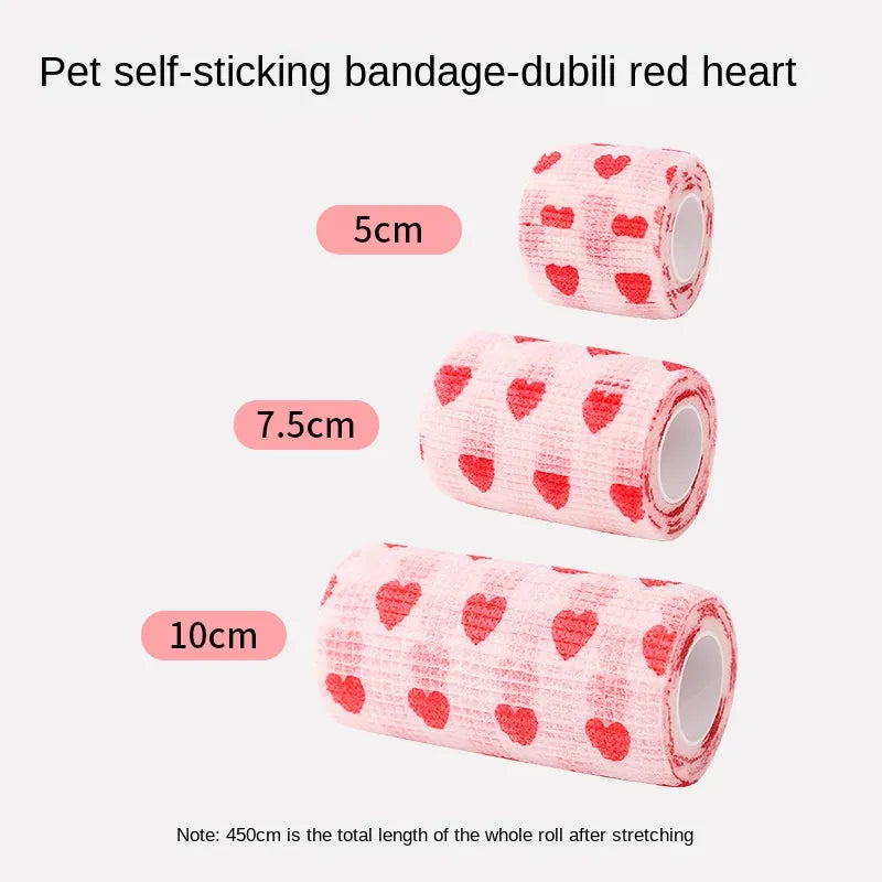 Pet-Friendly Self-Adhesive Bandage for Dogs Outdoor Activities