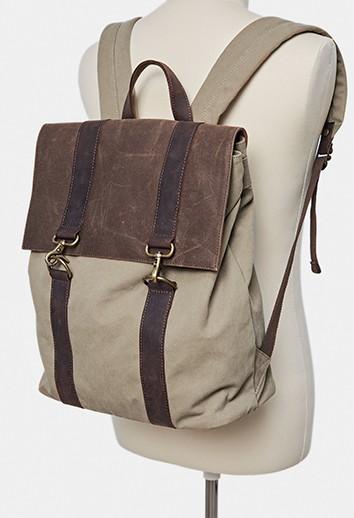 Canvas Mens Cool Backpack - Durable Travel & School Bag for Men