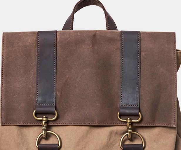 Canvas Mens Cool Backpack - Durable Travel & School Bag for Men