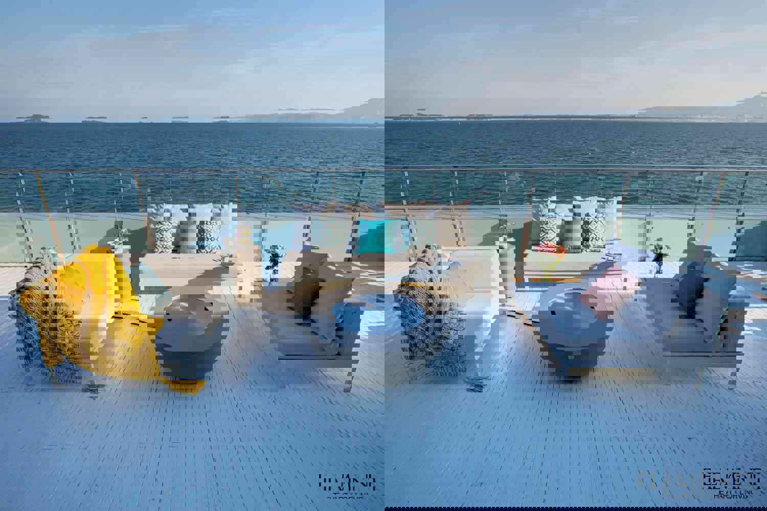 Lunar Bowl Concrete Round Fire Pit Table - Light Gray