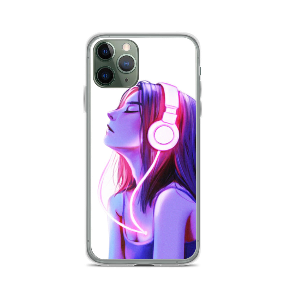 Music Girl iPhone Case - Sleek Protection with Wireless Charging