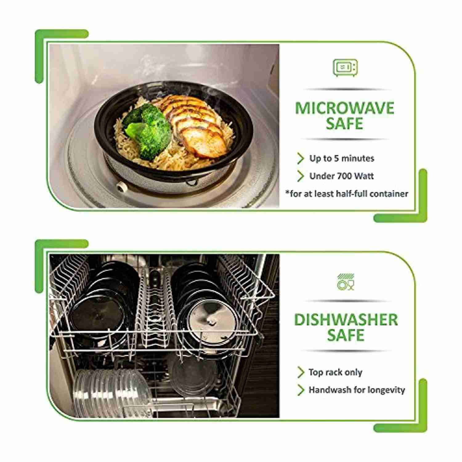 30 Reusable Meal Prep Containers with Lids - BPA Free Food Storage Bowls