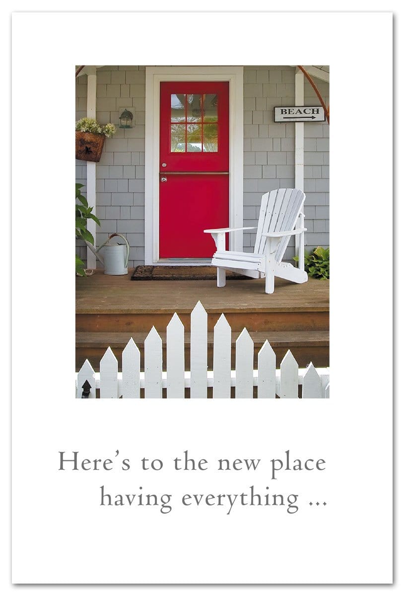 To-the-Beach House New Home Greeting Card