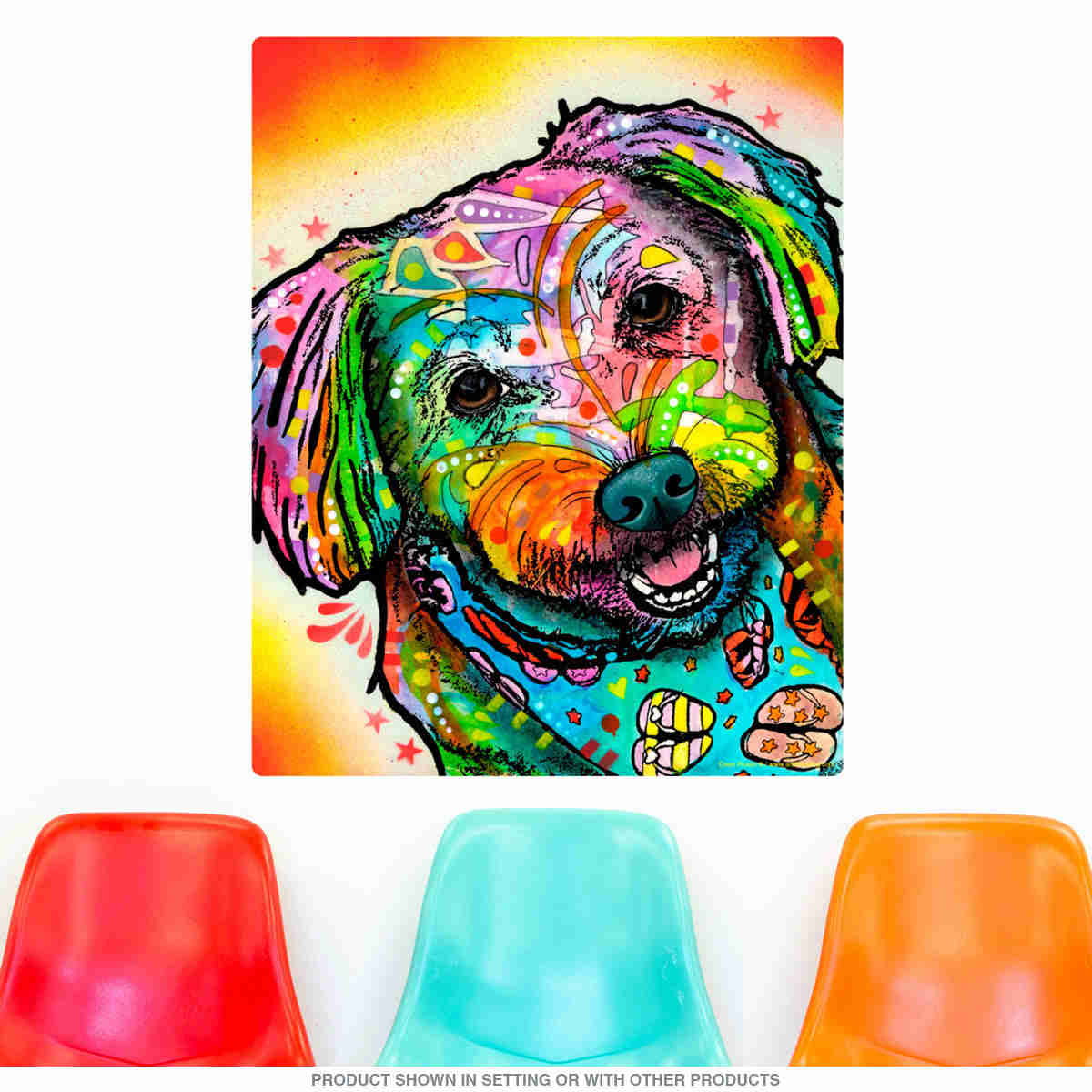 Maltese Smile Dog Dean Russo Wall Decal