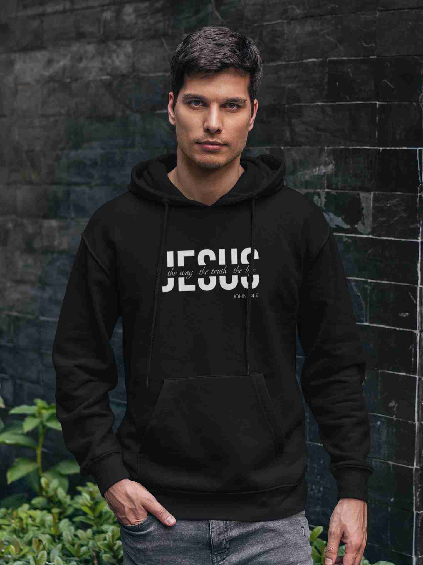 F&H Christian Jesus Mens Hoodie - Soft, Stylish & Cozy