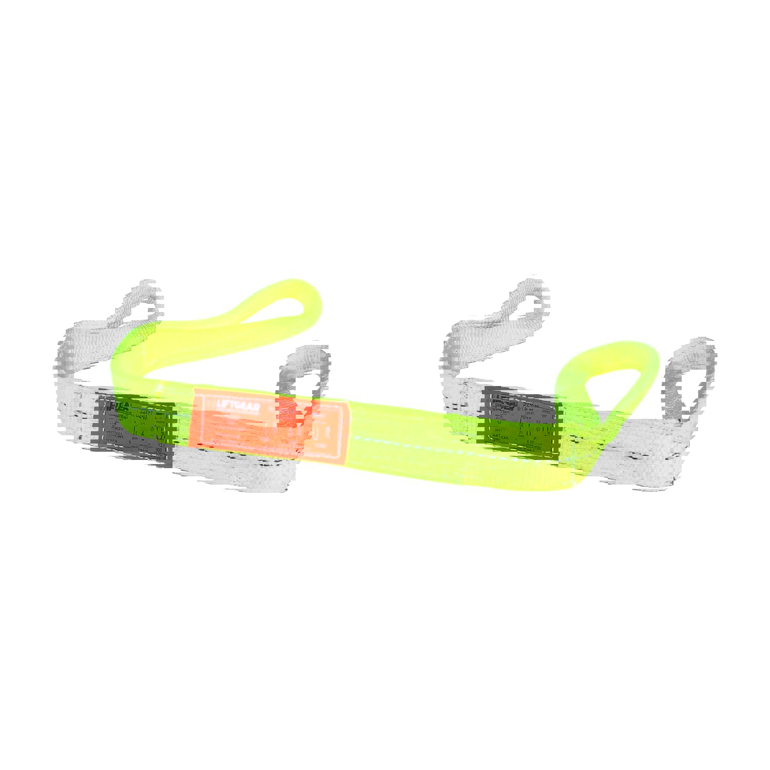 LEE392 - 3 Two Ply Eye & Eye Flat Web Sling - 8,800 lb Vertical Capacity
