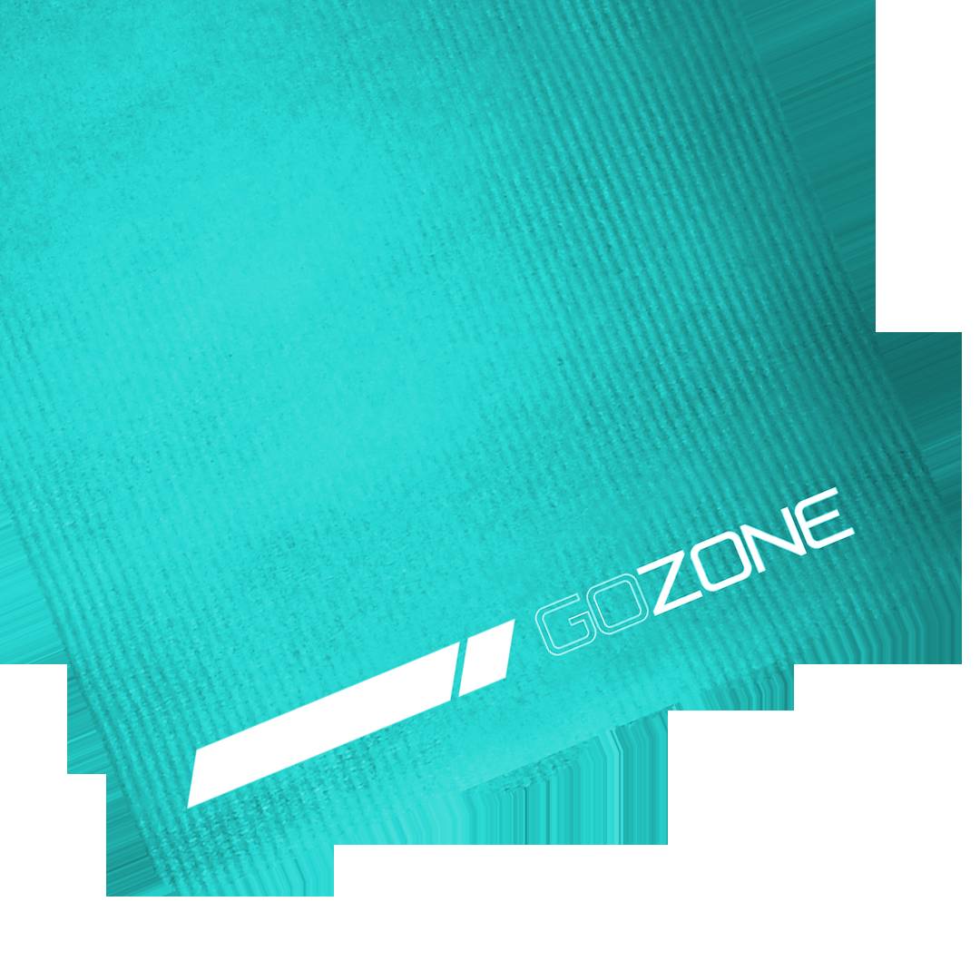 GoZone Fitness Mat with Carry Strap - Teal, Non-Slip Surface for Indoor/Outdoor Use