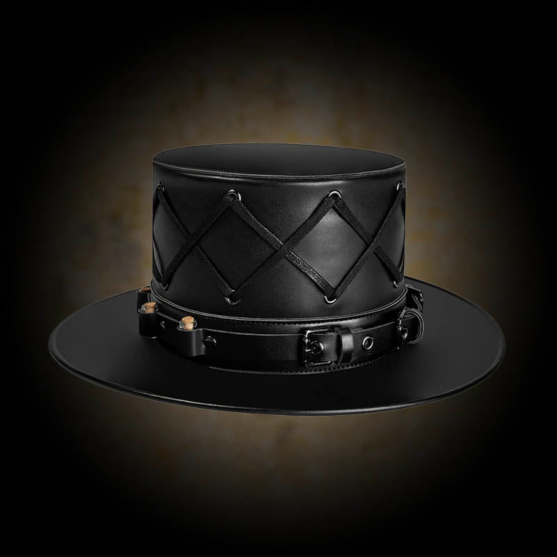 The Potions Black Hat - Durable and Stylish Plague Doctor Accessory