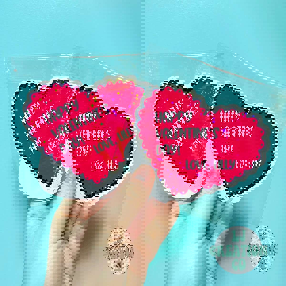 Kids Valentine Stickers - Personalized Non-Candy Valentines