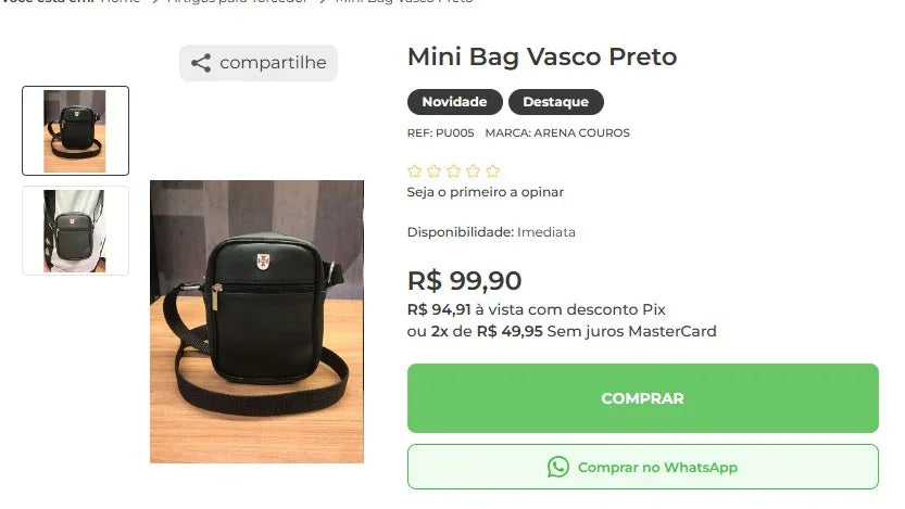 Personal Shopper Service for Vasco da Gama Mini Bag and Bucket Hat (DDP)