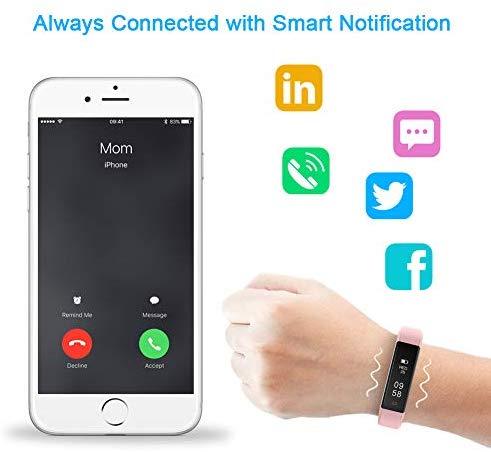 LETSCOM Fitness Tracker with Heart Rate Monitor, Activity & Sleep Tracker for All Ages