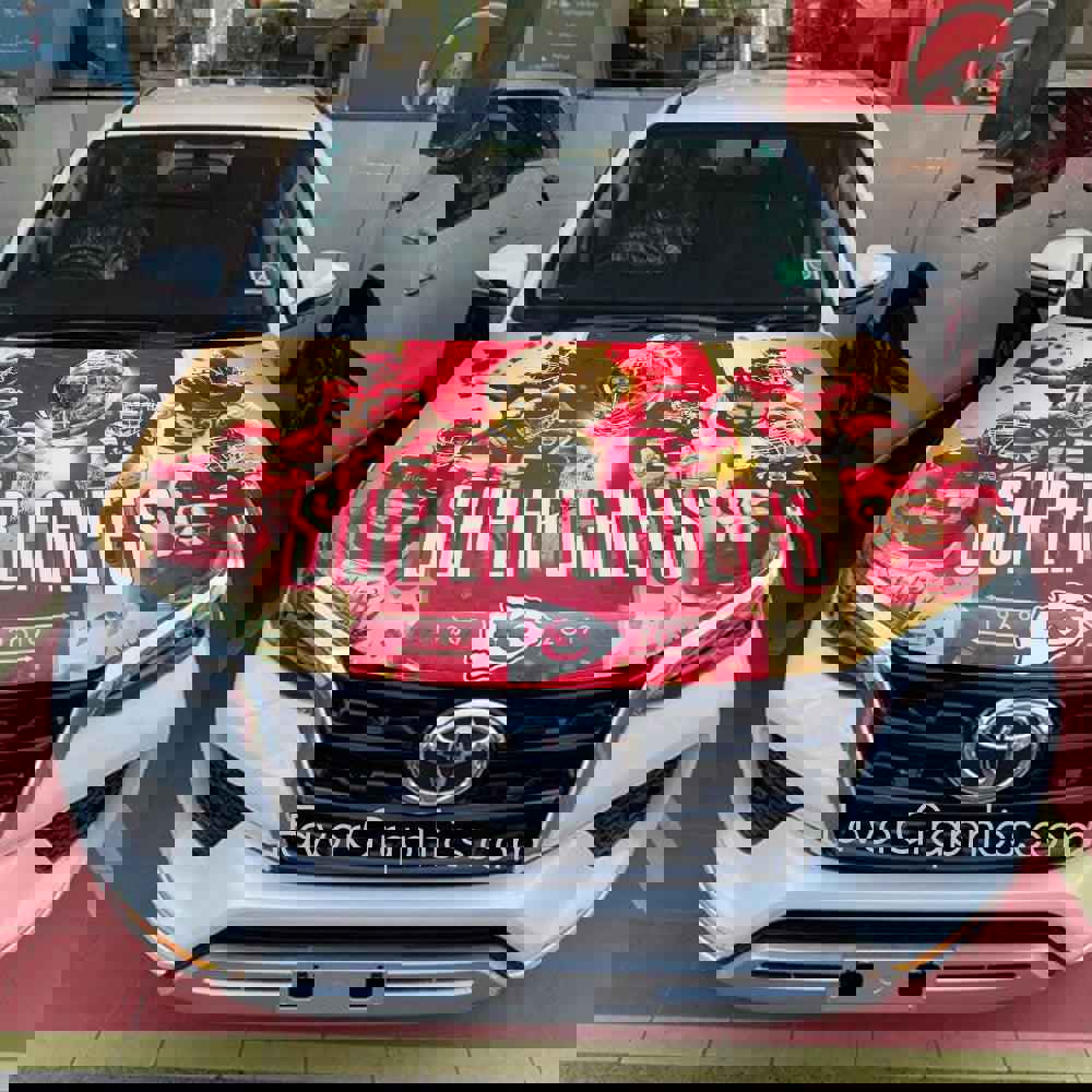 Kansas City Chiefs Itasha Car Vinyl Hood Wrap Decal Sticker