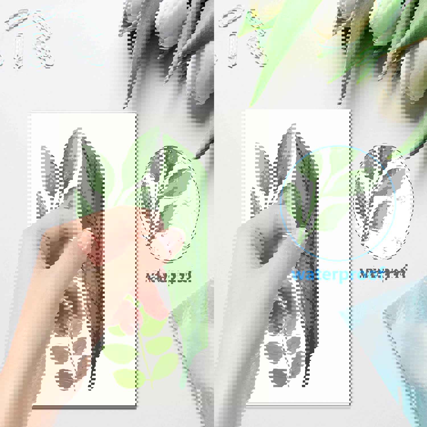 Craspire 16 Sheets 8 Styles Waterproof PVC Wall Stickers for Home Decoration
