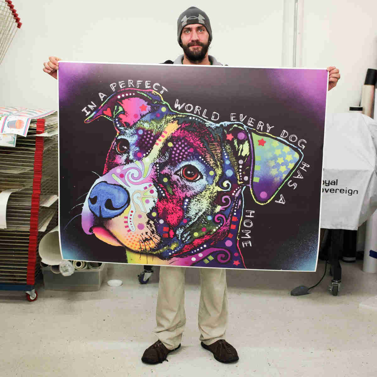 Perfect World Pit Bull Dog Dean Russo Wall Decal