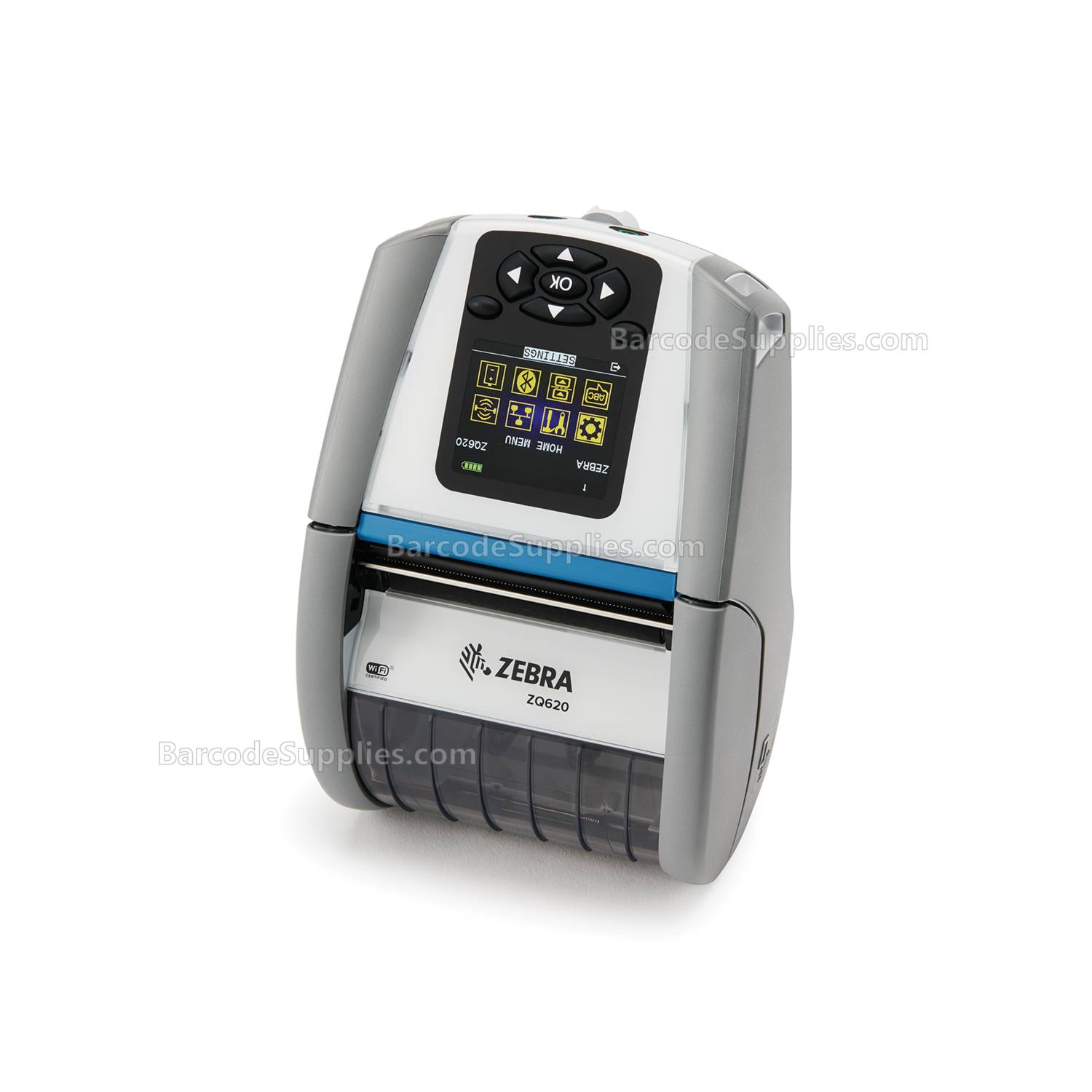 Zebra DT Printer ZQ620 3/72mm Healthcare with Dual 802.11AC/BT4.x