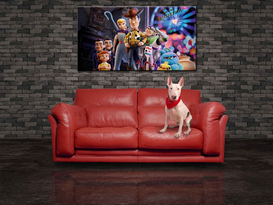Toy Story Woody Buzz Canvas Print Giclee CA1266 - Premium Wall Art