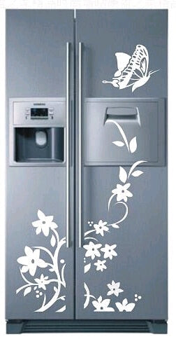 Creative Butterfly Refrigerator Sticker - DIY Wall Decoration for Home and Kitchen