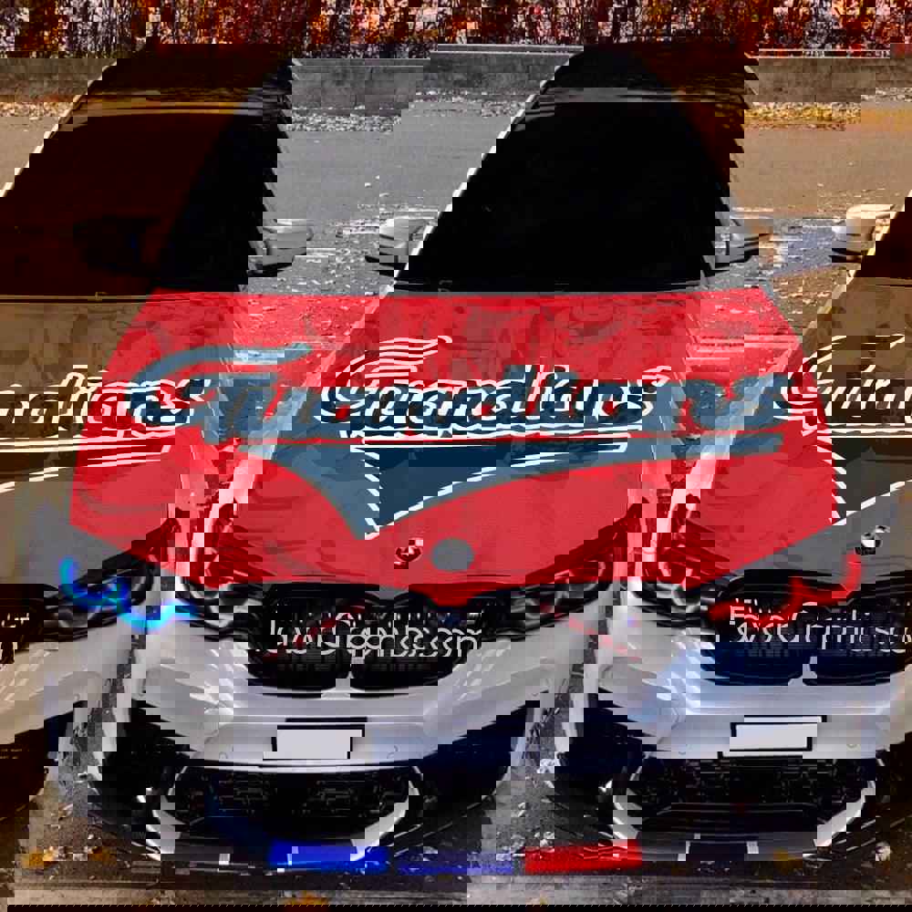 Cleveland Guardians Itasha Car Vinyl Hood Wrap Decal Sticker