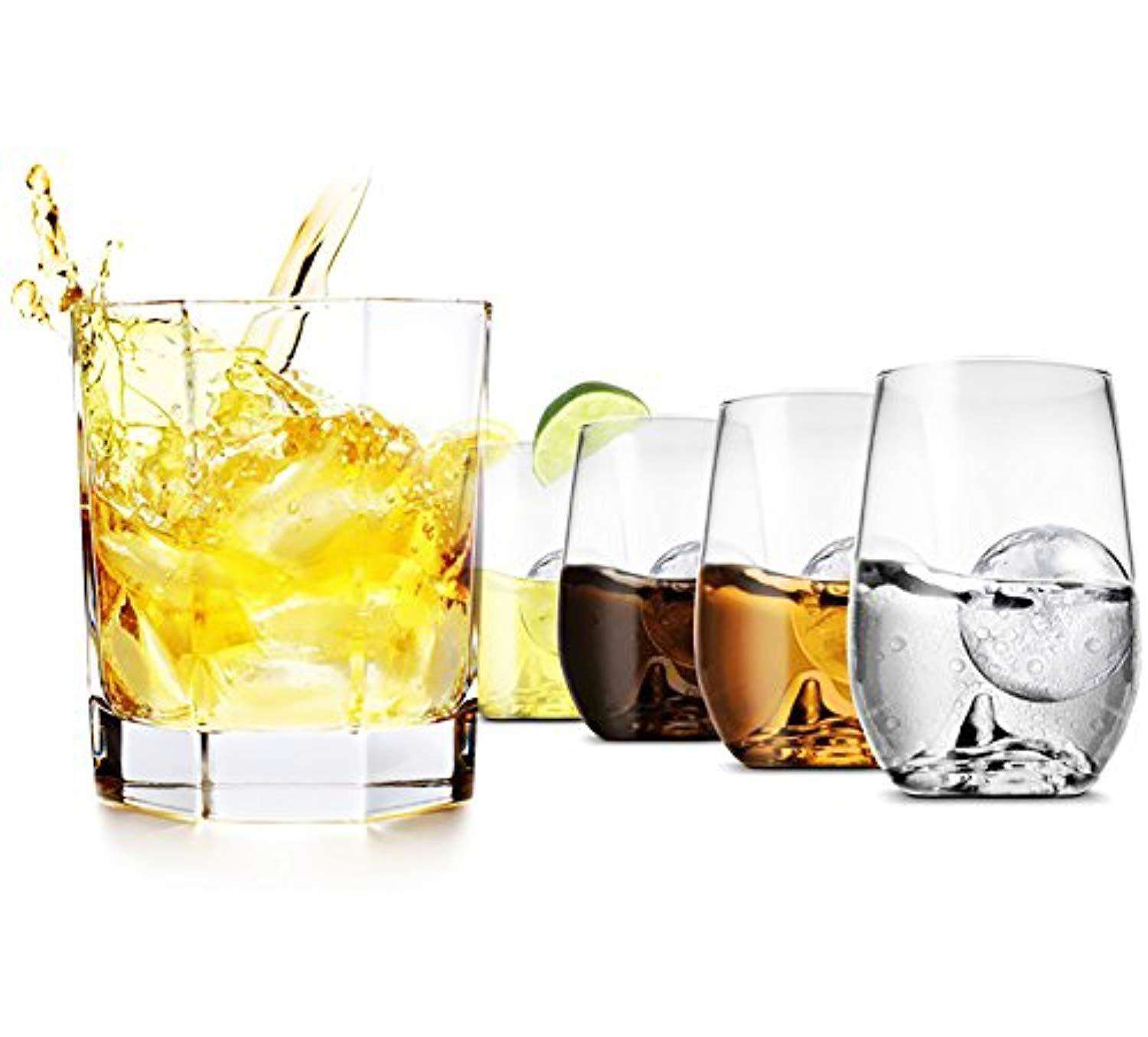 Ouddy 2 Pack Silicone Ice Ball Maker - Skull & Round Mold for Whiskey, Cocktails, and Beverages