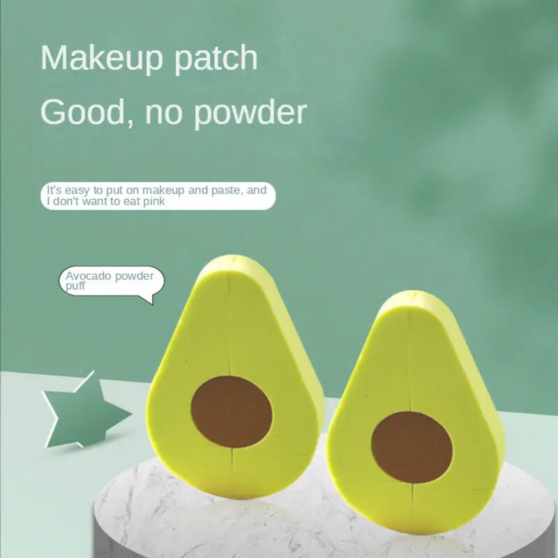 Avocado Shaped Makeup Sponge | Beauty Blender for Liquid, Powder & Cream