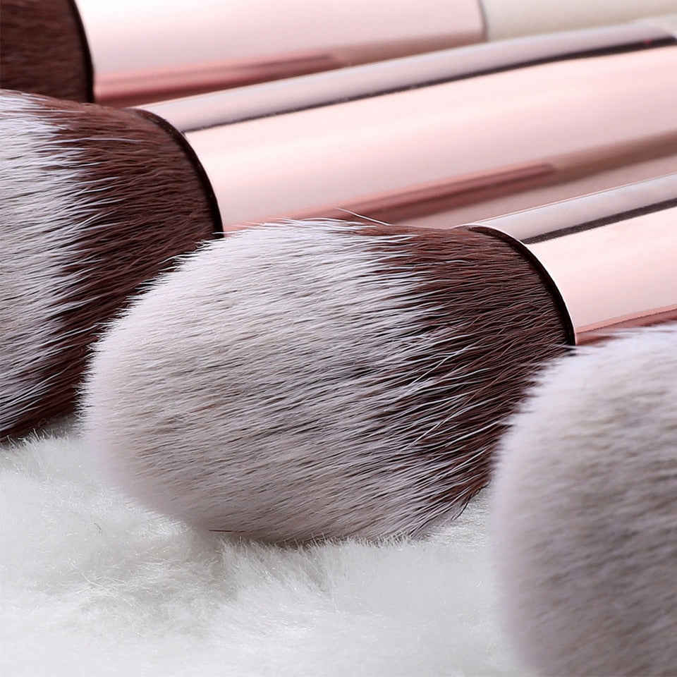 9/10 Pieces Kabuki Makeup Brushes Set For Foundation Powder Blush Eyeshadow Concealer