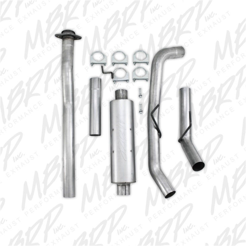 MBRP S5230P Ford 3 Inch Cat Back Exhaust System Single Side Performance Series For 11-14 Ford F-150 5.0L