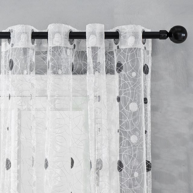 Birds Nest White Sheer Curtain