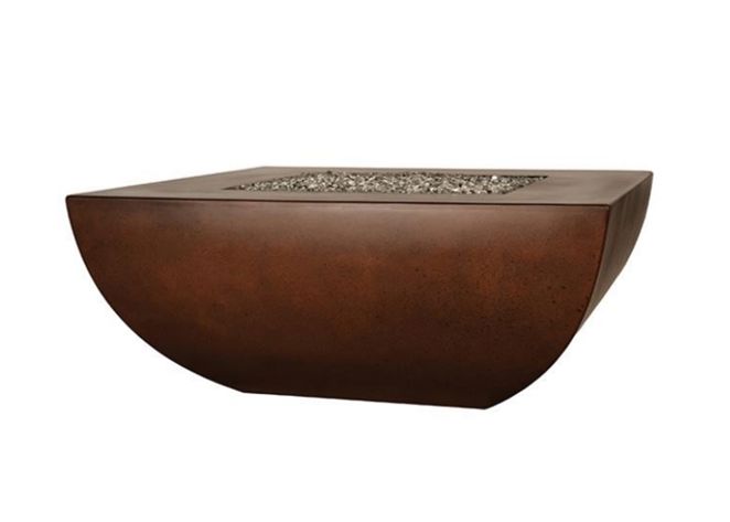 Legacy Square Fire Pit with Electronic Ignition - Includes Free Cover