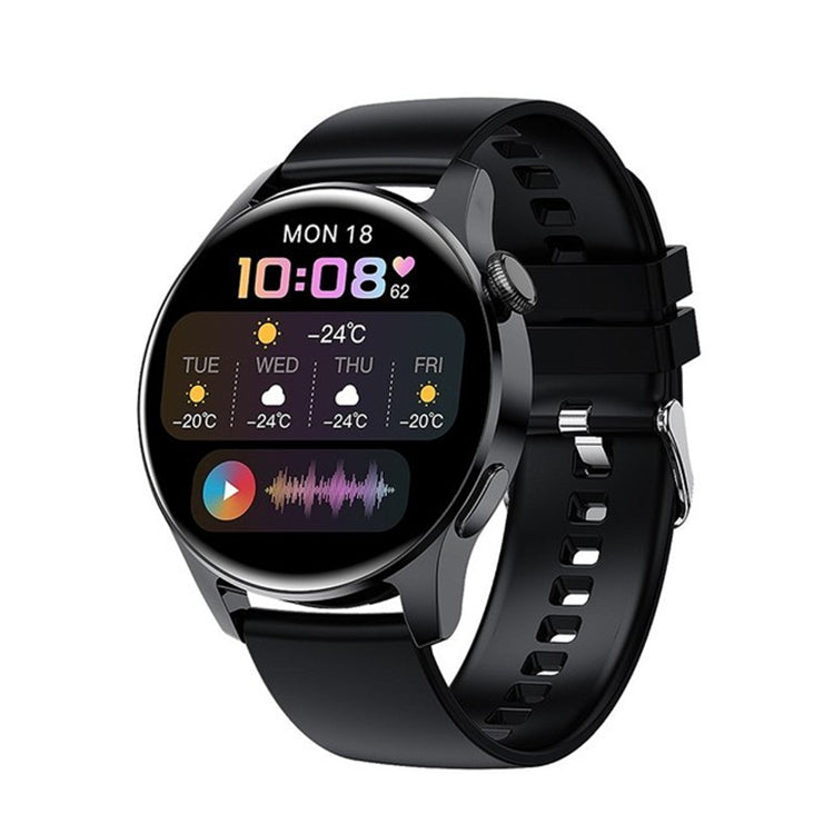 LIGE BW0256 2022 Full Circle Touch Screen Steel Band Luxury Smart Watch for Men - Waterproof Fitness Watch with Call Function