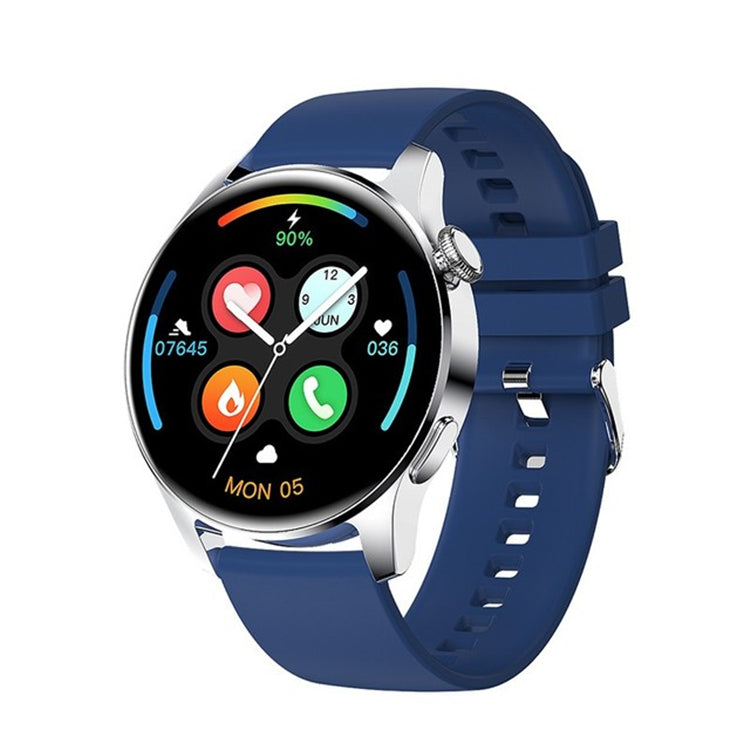 LIGE BW0256 2022 Full Circle Touch Screen Steel Band Luxury Smart Watch for Men - Waterproof Fitness Watch with Call Function